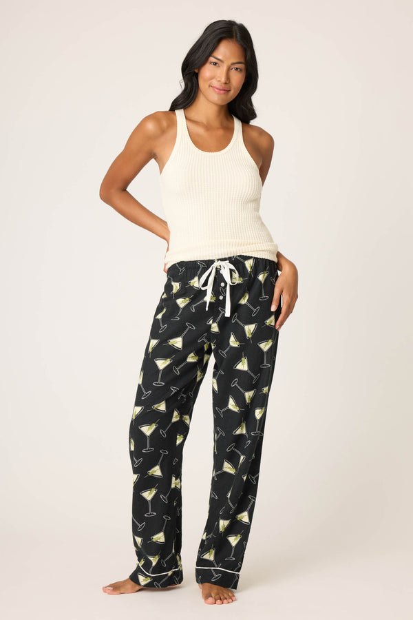 P.j. Salvage Merrier With A Martini Flannel Pants