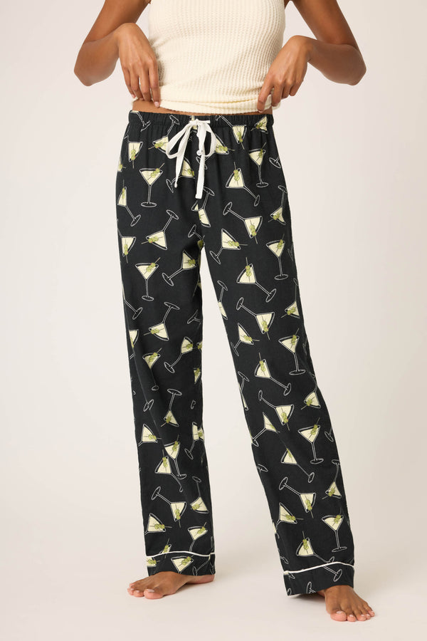 p.j. salvage Merrier With A Martini Flannel Pants