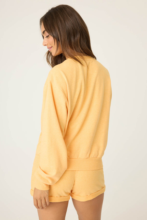 P.j. Salvage Mimosa Me Graphic Terry Sweatshirt