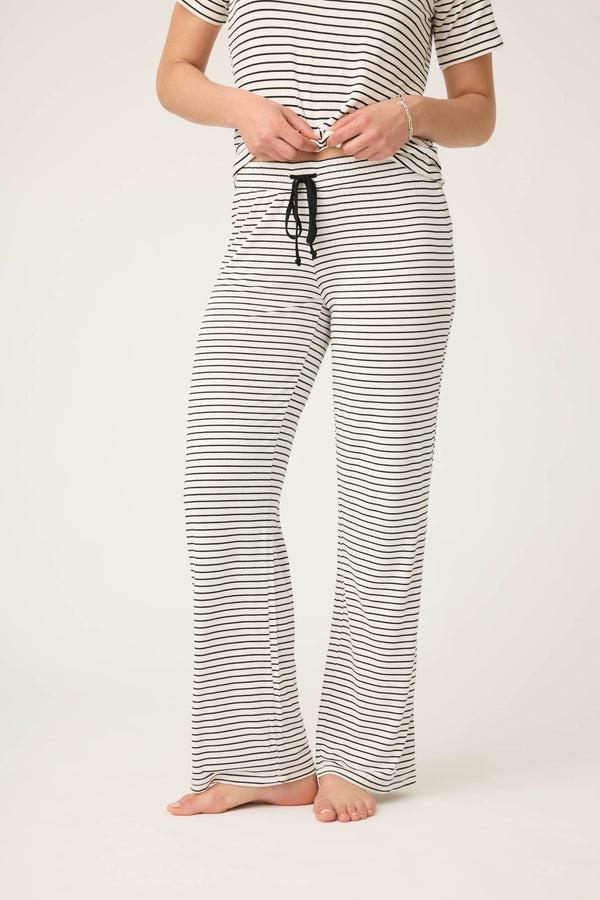 P.j. Salvage Modal Basics Striped PJ Pant