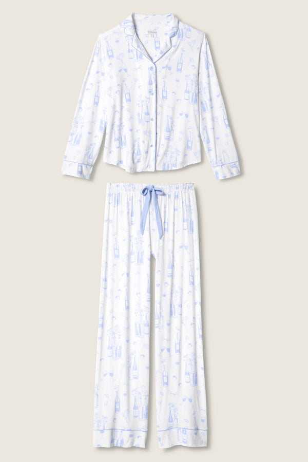 P.j. Salvage Parisian Dreams Whimsical Print PJ Set