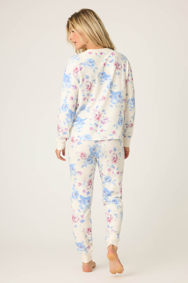 P.j. Salvage Rodeo Rose Floral Print PJ Set