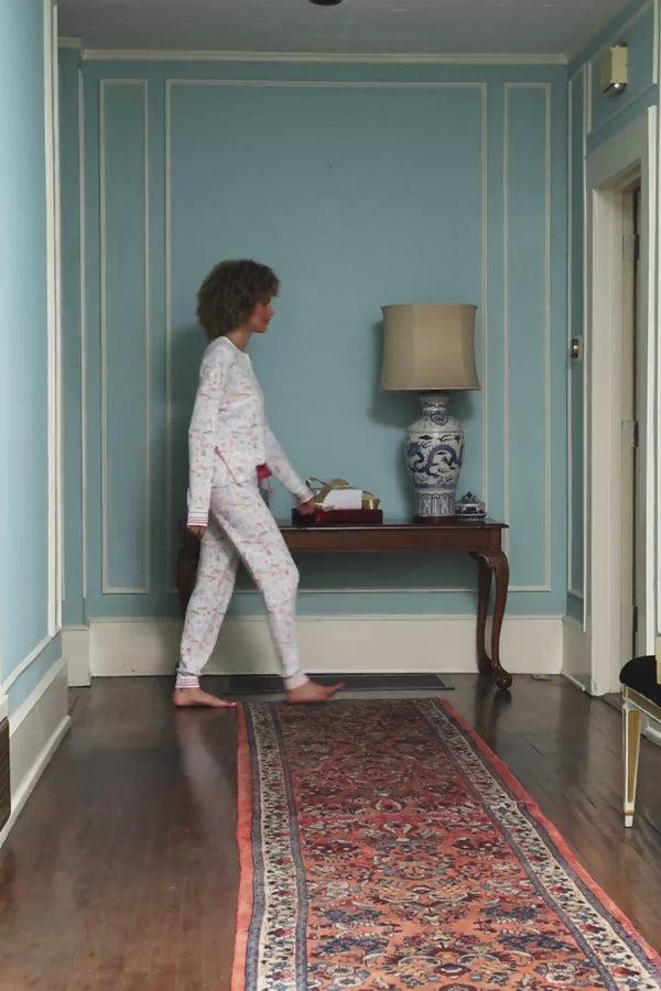 P.j. Salvage Ski Jammie Classics Fa La La PJ Set