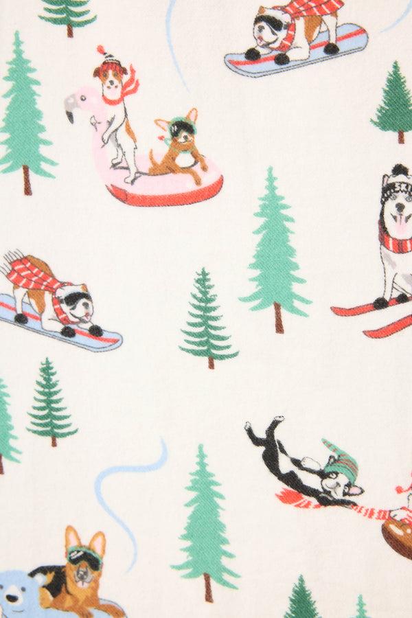 P.j. Salvage Sleigh All Day 3-Piece Flannel PJ Set