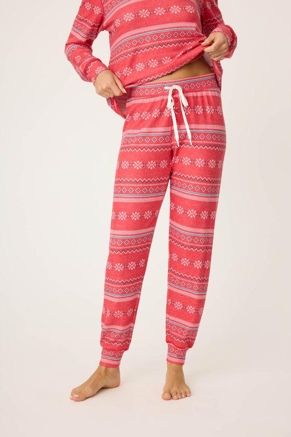 P.j. Salvage Snowflake Kisses Jammie Pants
