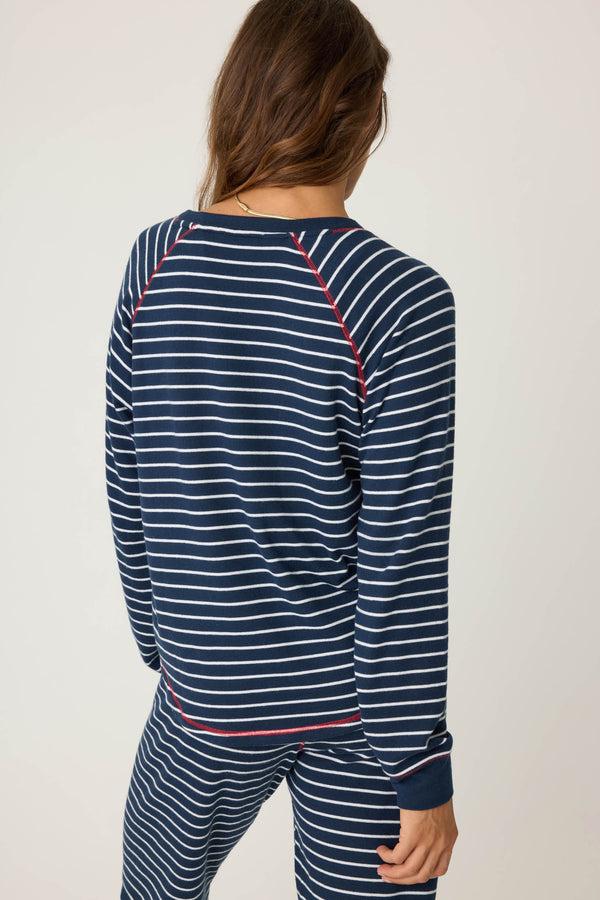 P.j. Salvage Snowflake Kisses Long Sleeve Top