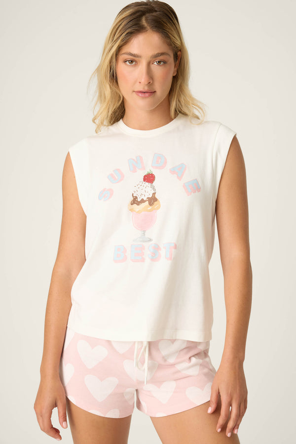 p.j. salvage Sundae Best Short Sleeve Top