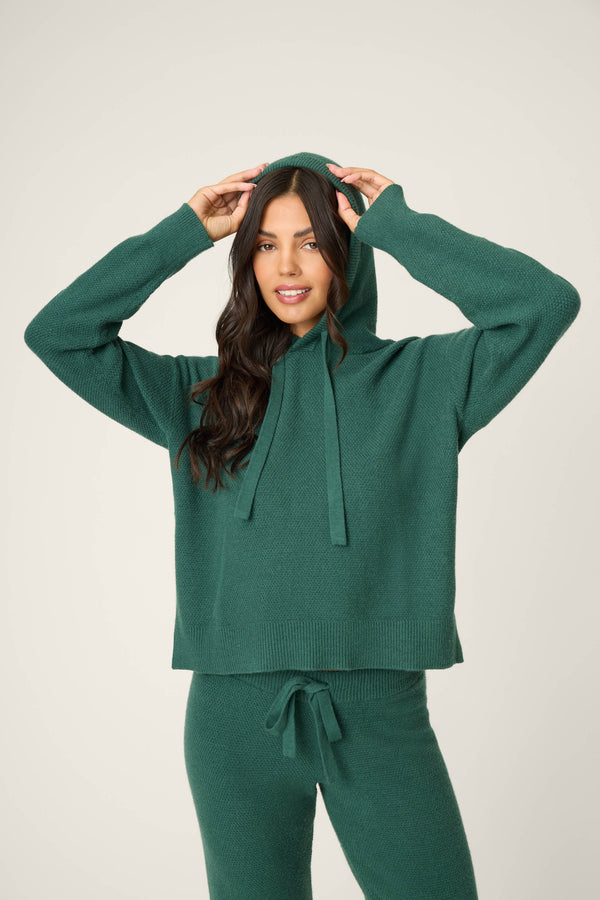 P.j. Salvage Sweater Weather Forest Green Pants Set