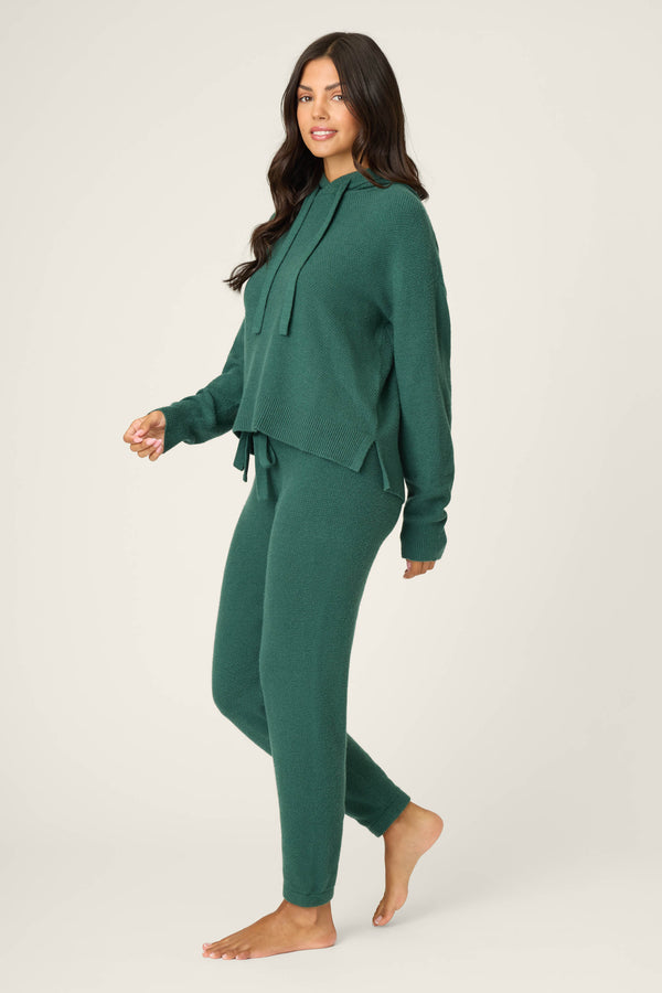 P.j. Salvage Sweater Weather Forest Green Pants Set