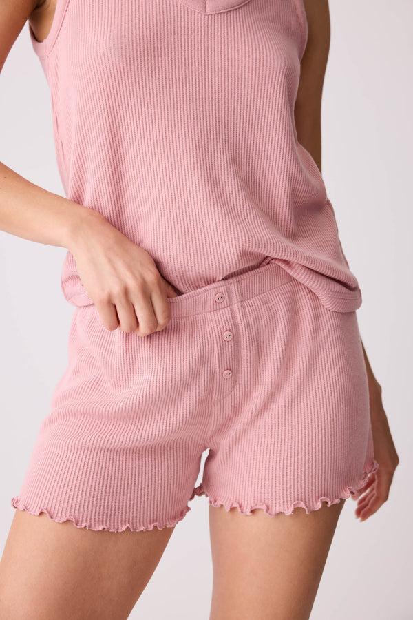 P.j. Salvage Textured Essentials Shorts