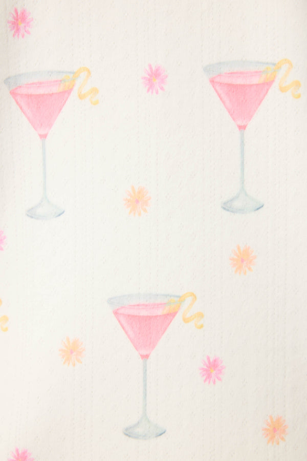 P.j. Salvage Tini Time Drinks 3-Piece PJ Set