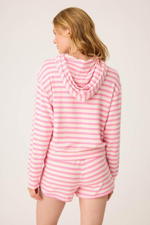 P.j. Salvage Tini Time Striped Hoodie