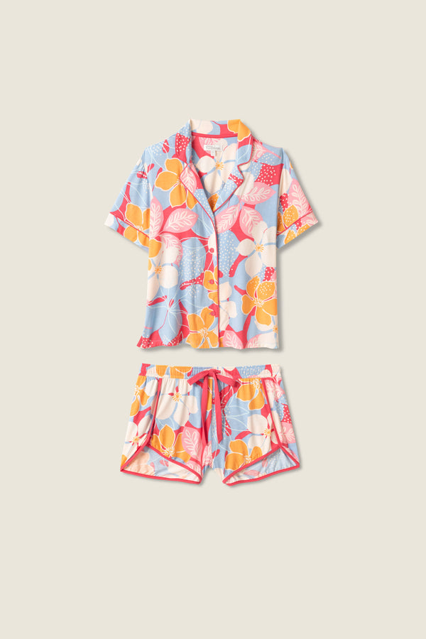 P.j. Salvage Tropical Dreams Floral PJ Set