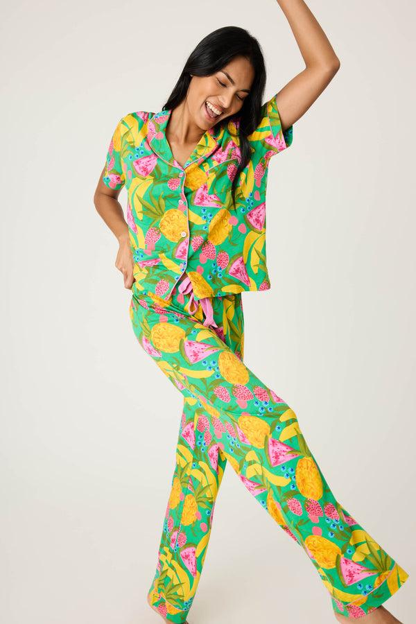 P.j. Salvage Whimsy Fruit PJ Set