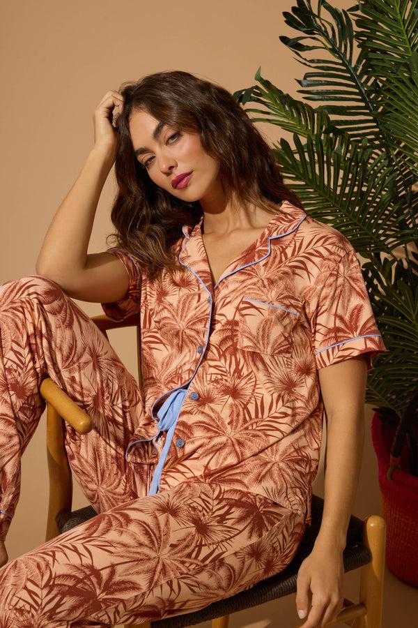 p.j. salvage Whimsy Palm PJ Set