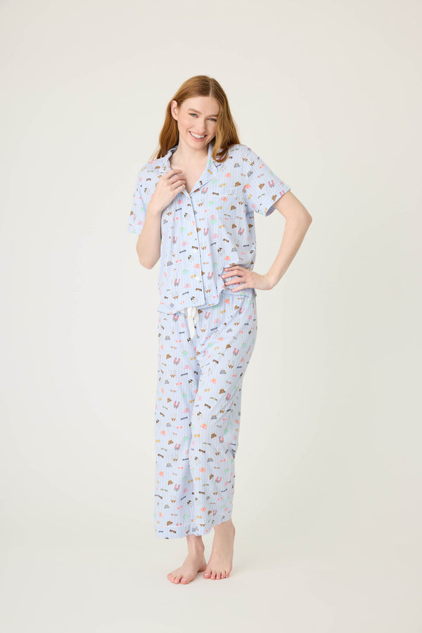 p.j. salvage Whimsy Shoes Cropped PJ Set