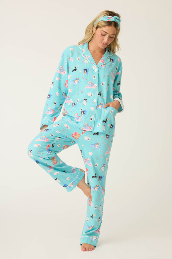 P.j. Salvage This Is How I Roll 3-Piece Flannel PJ Set