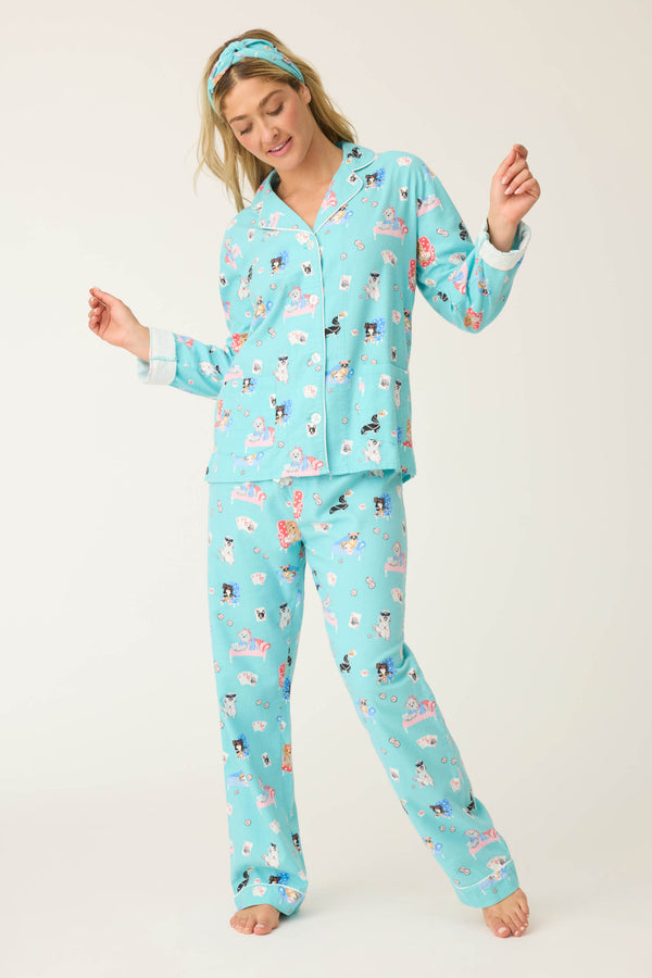 p.j. salvage This Is How I Roll 3-Piece Flannel PJ Set