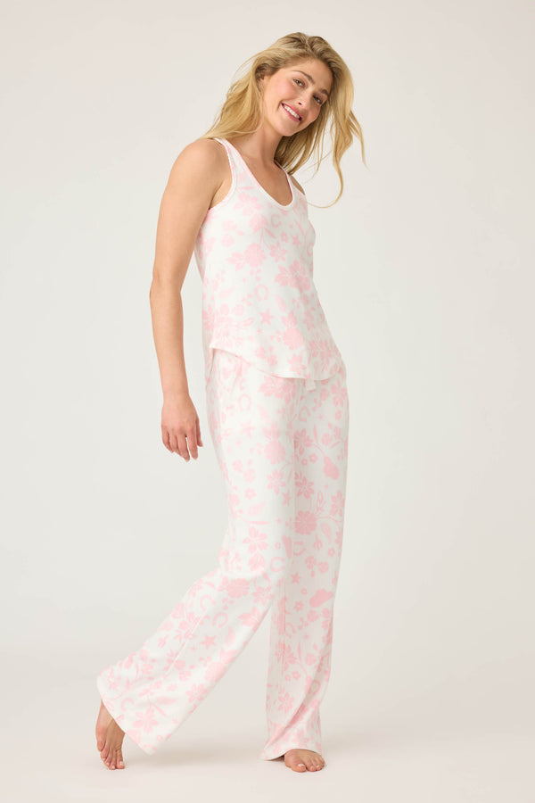 p.j. salvage Wild Flower Western Print Pointelle Lounge Set