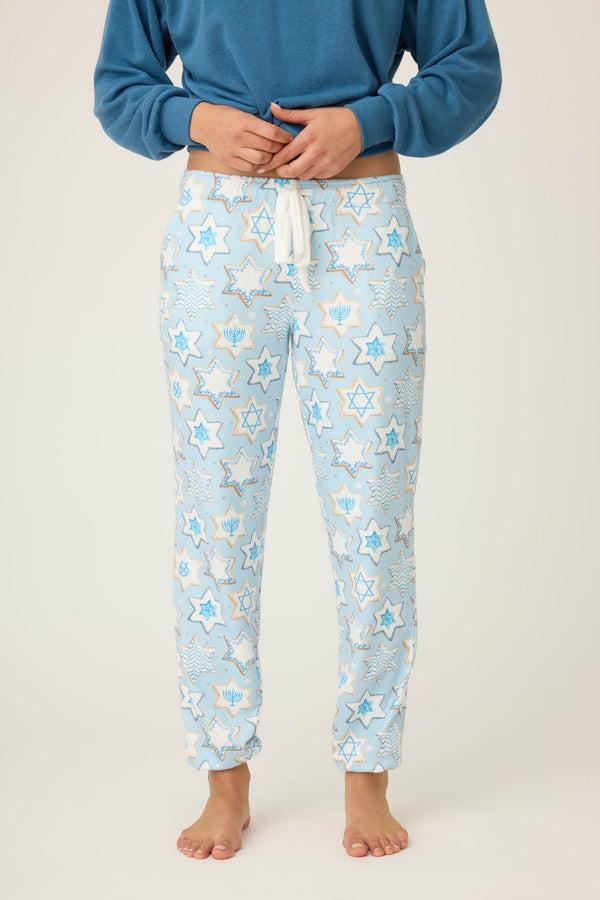 p.j. salvage You Had Me At Shalom Cookie Print Banded Pants
