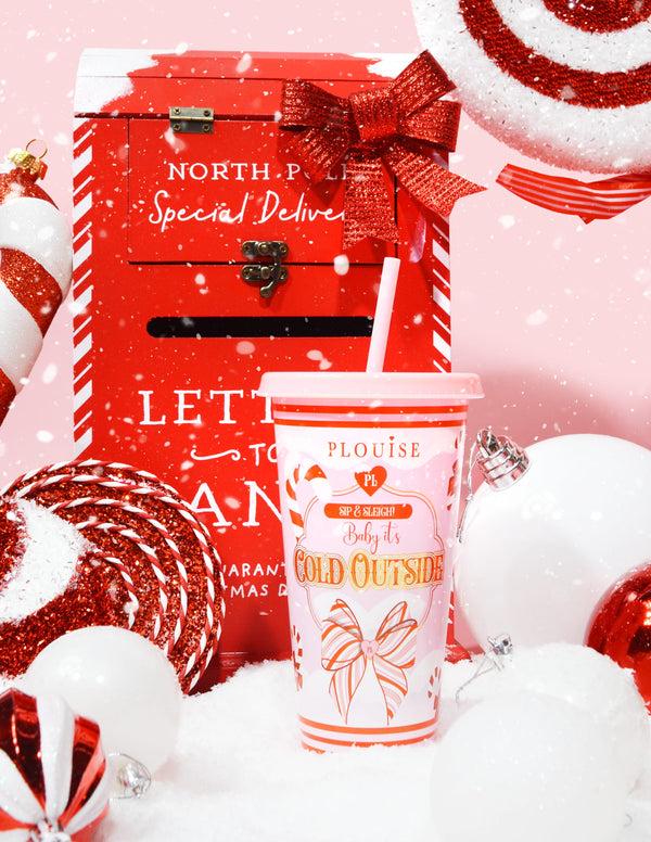 P.louise P.Louise Baby Its Cold Outside And Santas Little Helper Sippy Cups