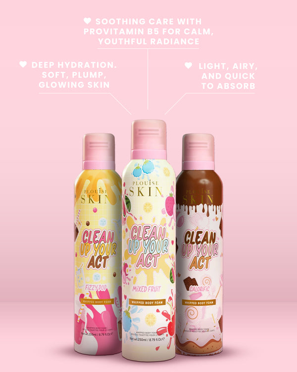 P.louise P. Louise Clean Up Your Act Whipped Body Foam Trio
