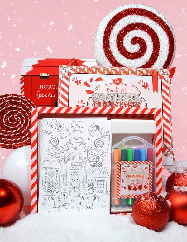 p.louise P.Louise Create A Colourful Christmas Colouring Book