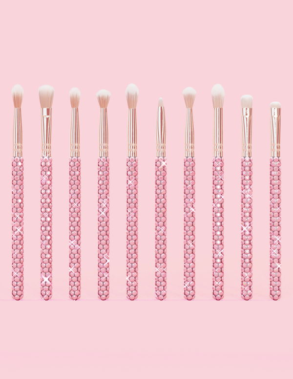 p.louise P. Louise Crystal 20 Piece Makeup Brush Bundle