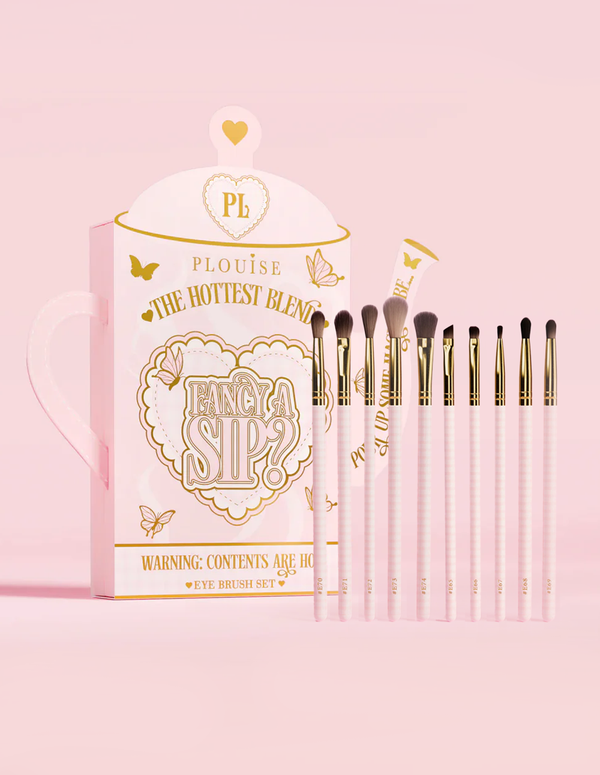 p.louise P.Louise Fancy A Sip 10-Piece Eye Brush Set