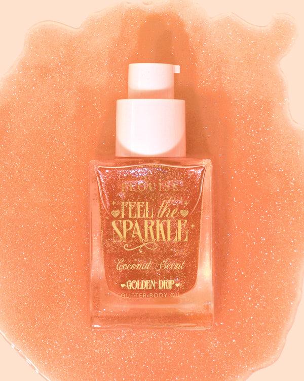 p.louise P.Louise Feel The Sparkle Diamond Glitter Body Oil - Golden Drip