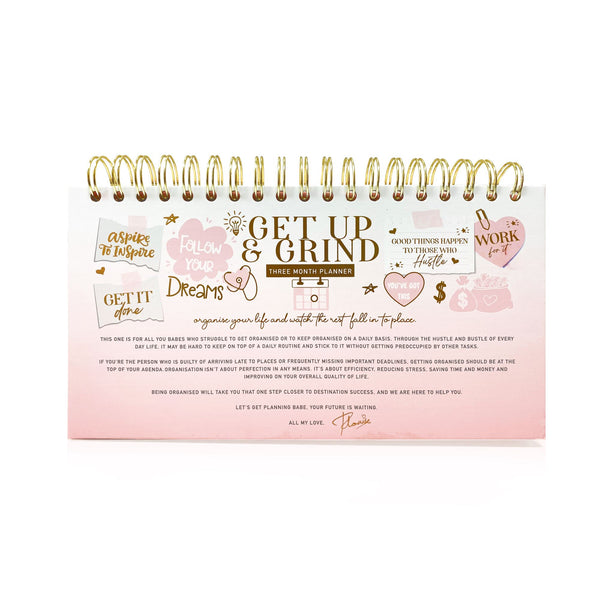 P.louise P.Louise Get Up And Grind Three Month Planner