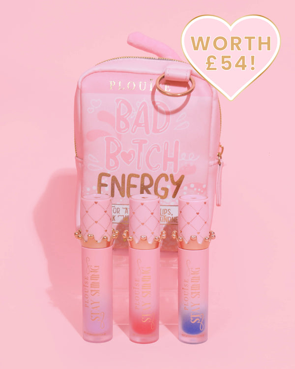 p.louise P.Louise Gloss Boss Stay Shining Lip Oil Trio & Bag