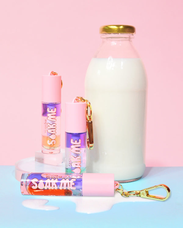 p.louise P. Louise Soak Me Lip Oil Breakfast Bundle