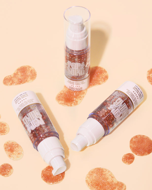 p.louise P.Louise Pop & Shine Glitter Bubble Primer - Go For Gold