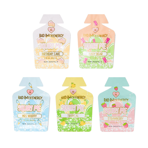 P.louise P. Louise Squirt Me Lip Oil Refill Sachet Packs 2ml