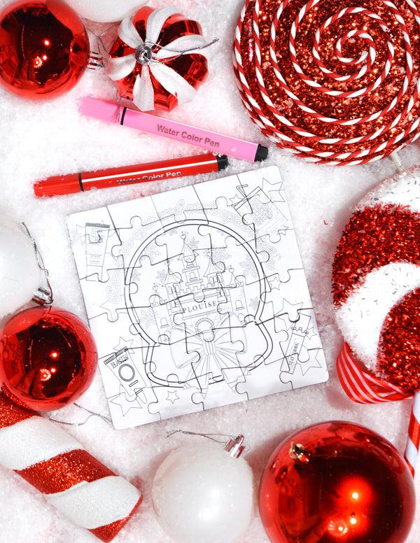 P.louise P.Louise The Missing Piece Colouring Jigsaw Puzzles