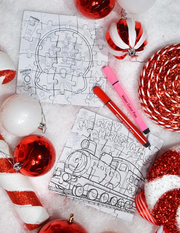 p.louise P.Louise The Missing Piece Colouring Jigsaw Puzzles