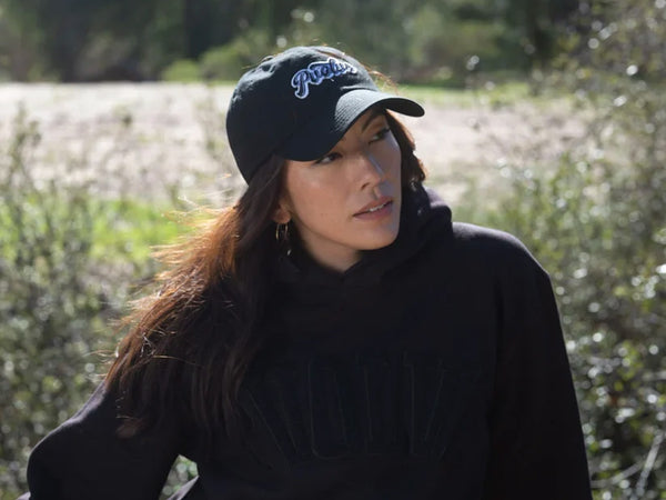 p.volve Black Retro Baseball Hat