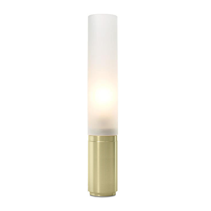 Pablo Designs Elise Table Frosted White Shade / Black Base