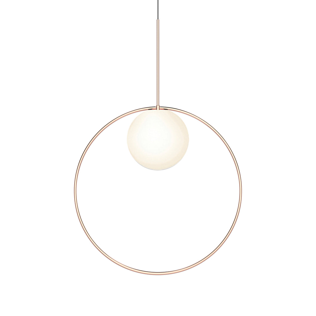 Pablo Designs Bola Halo Pendant Brass