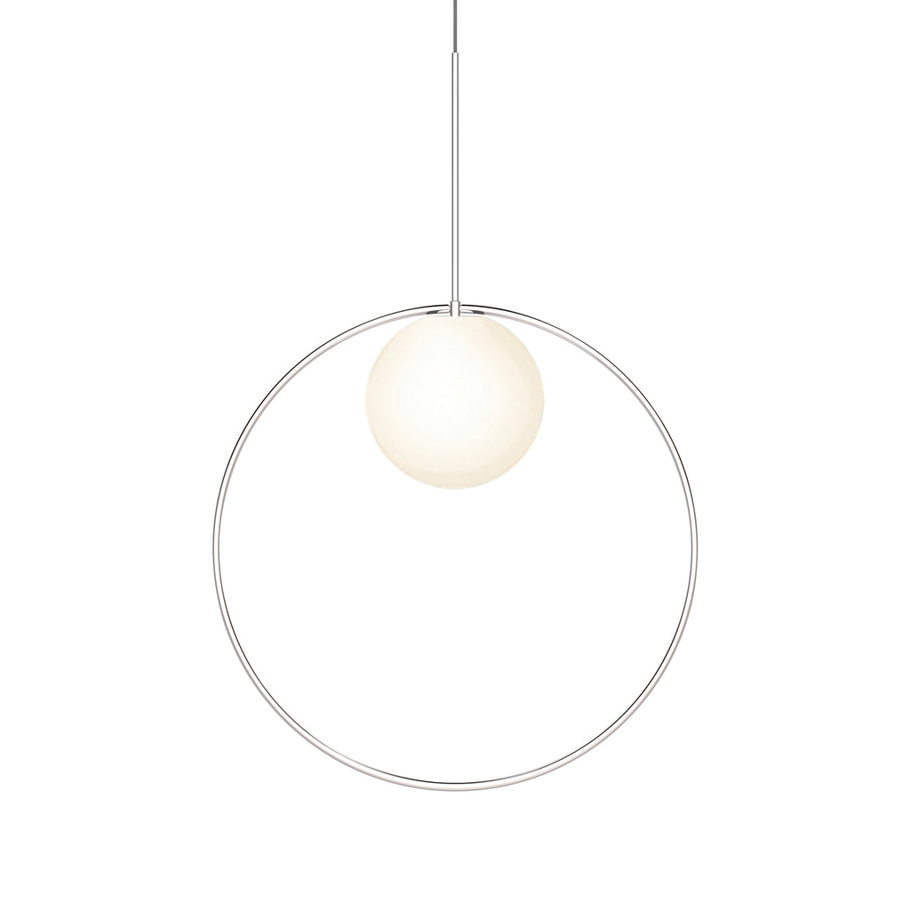 Pablo Designs Bola Halo Pendant Brass