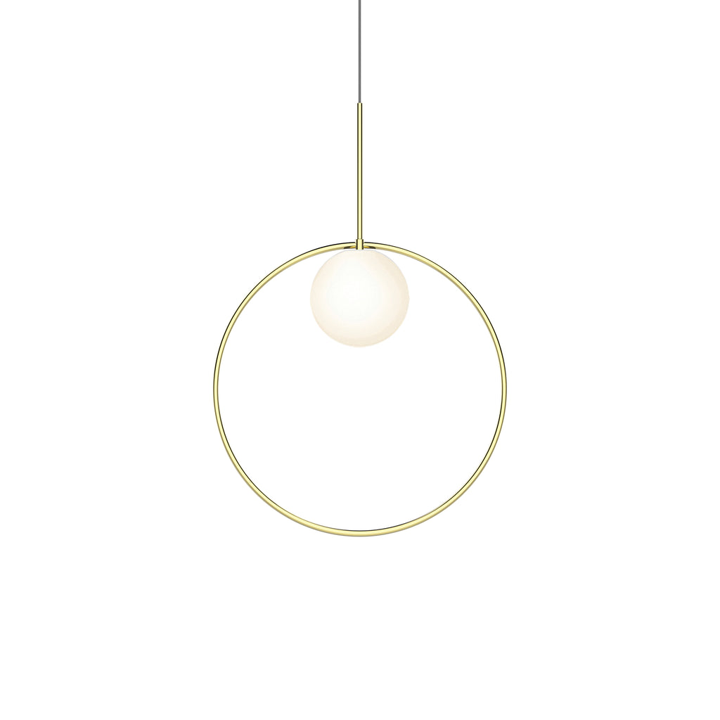 Pablo Designs Bola Halo Pendant Brass
