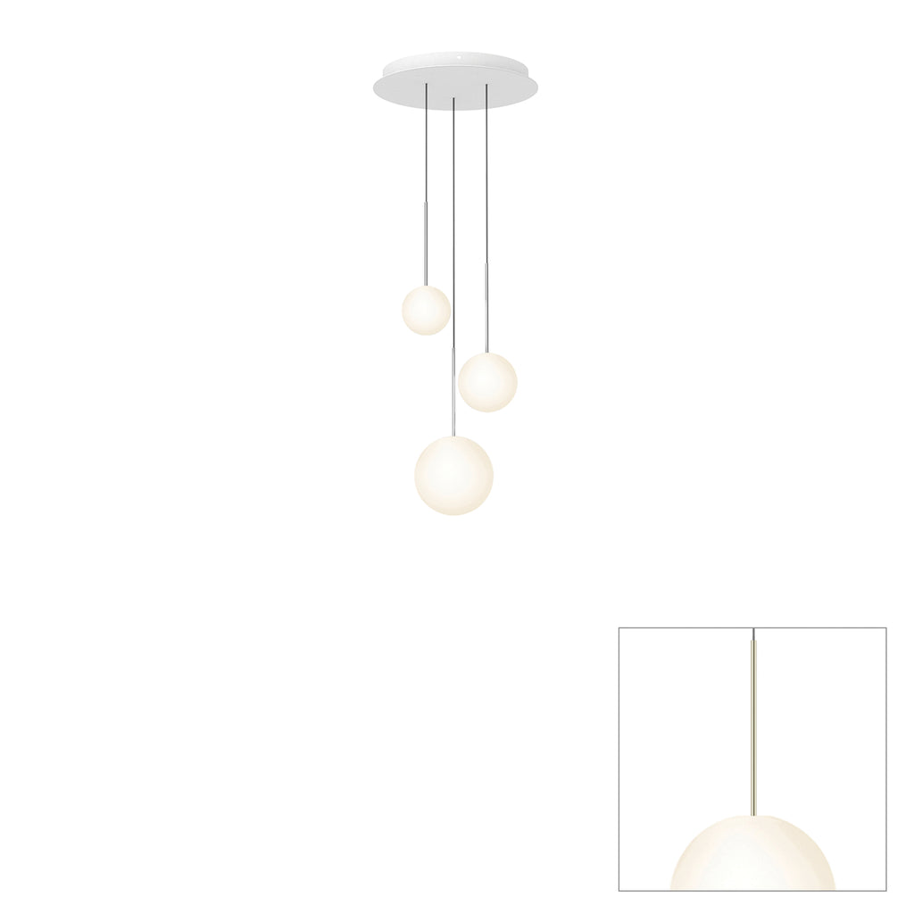 Pablo Designs Bola Sphere Chandelier Chrome