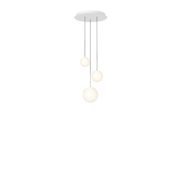 pablo designs Bola Sphere Chandelier Chrome