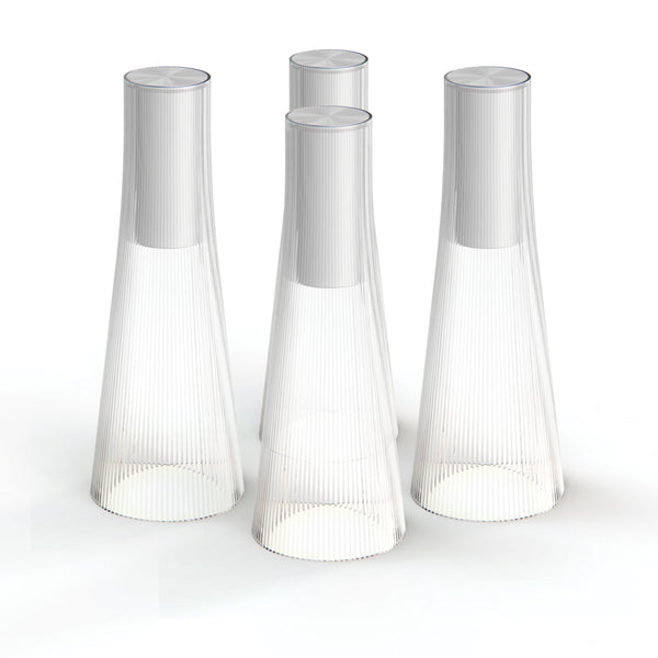 pablo designs Candél - 4 PACK Clear/Silver