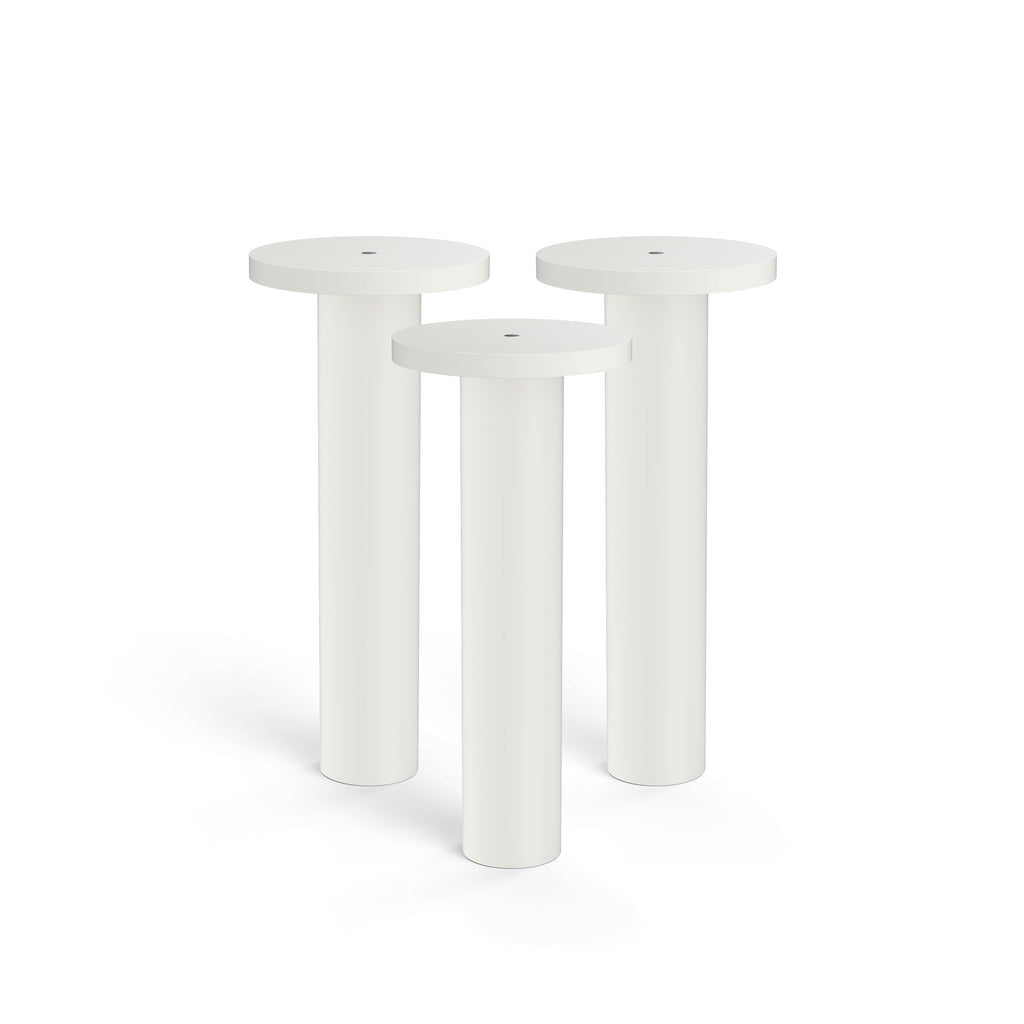 Pablo Designs Luci Table 3 Pack Satin Aluminum