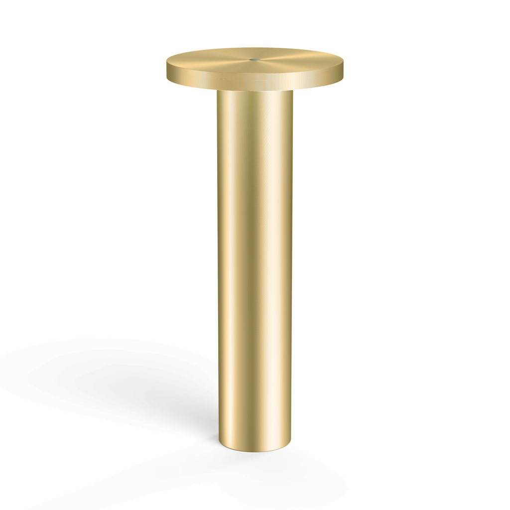 Pablo Designs Luci Table Satin Aluminum
