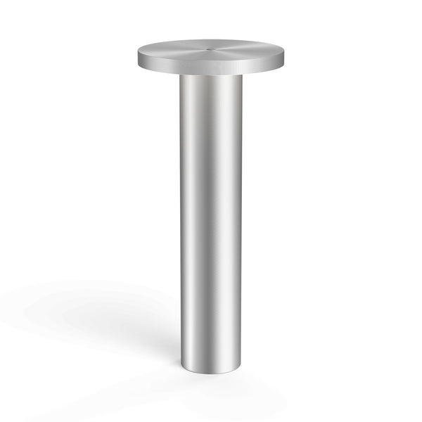 pablo designs Luci Table Satin Aluminum