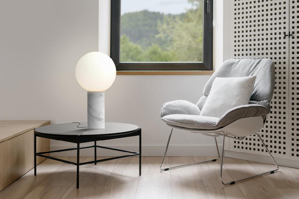 Pablo Designs Pilar Carrara White