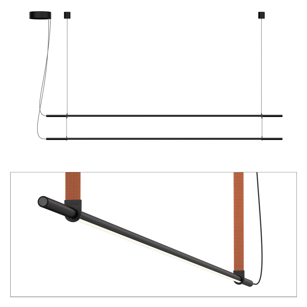Pablo Designs T.O Pendant 2 Stack Burnt Orange